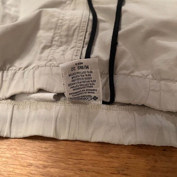 Columbia Off White 42" Nylon Sweatpants - Picture 5 of 6